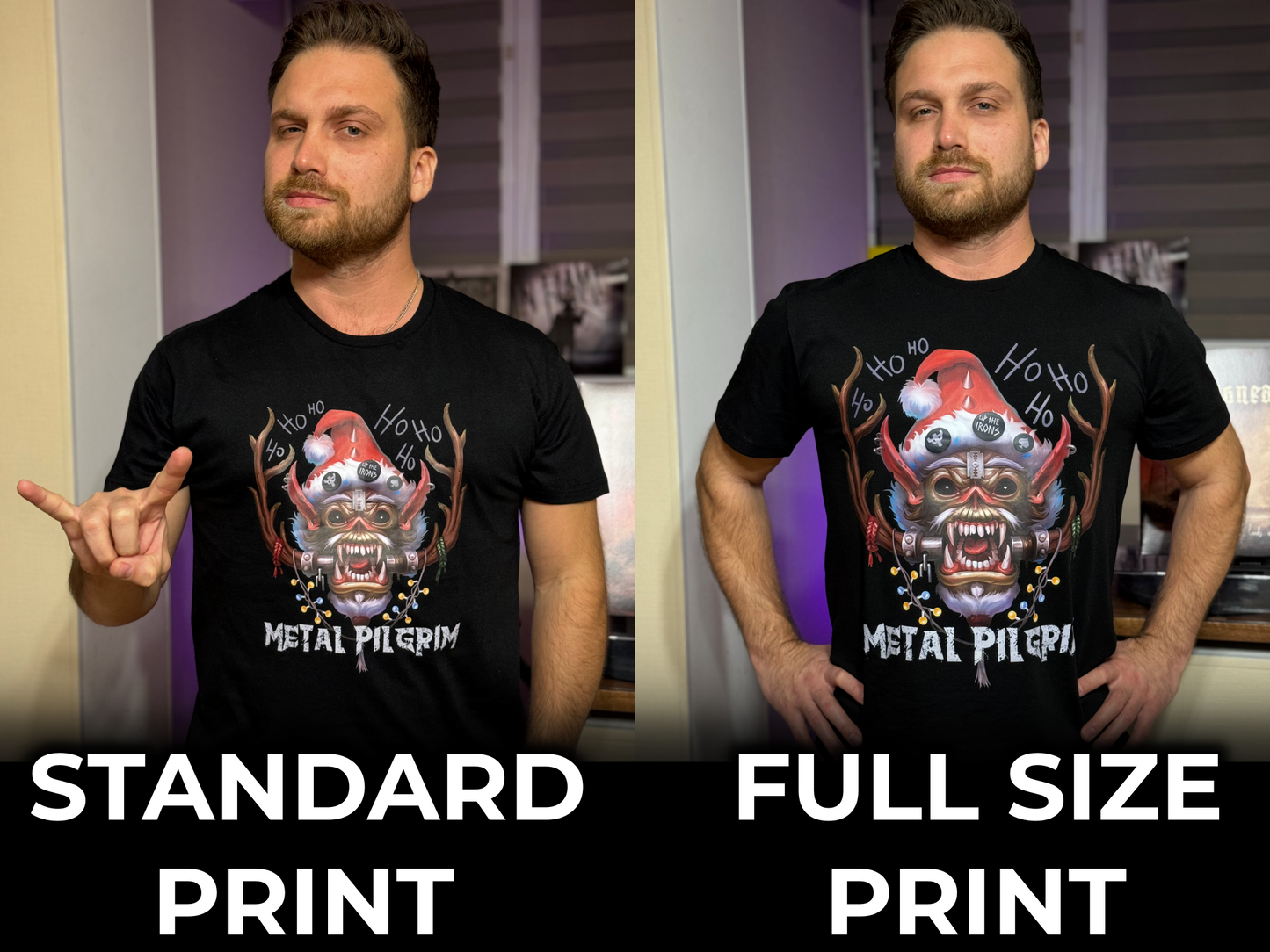 CLEARANCE: Metal Christmas T-shirt (last year's bunch)