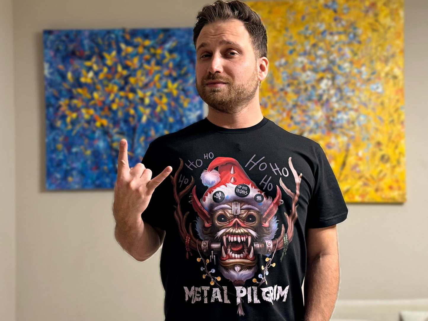 Metal Christmas T-shirt