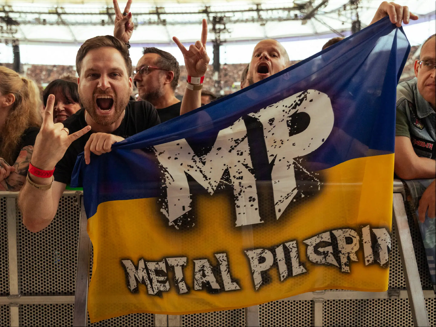 Metal Pilgrim Ukraine Flag