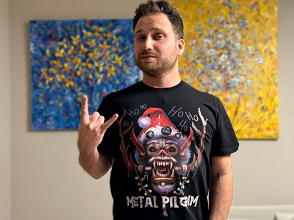 Metal Christmas T-shirt