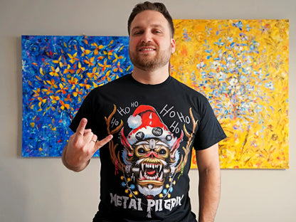 Metal Christmas T-shirt